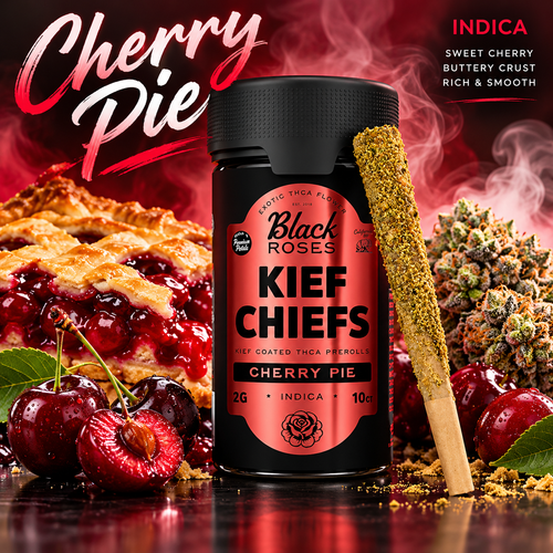 Black Roses Kief Chiefs THCA Pre-Rolls 20g | GPH Products