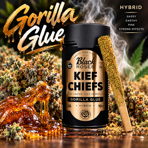 Black Roses Kief Chiefs THCA Pre-Rolls 20g | GPH Products
