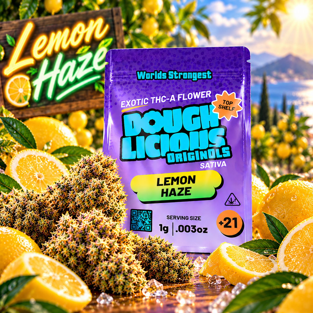 Doughlicious THCA Flower | 1 Gram | Premium Hemp Flower