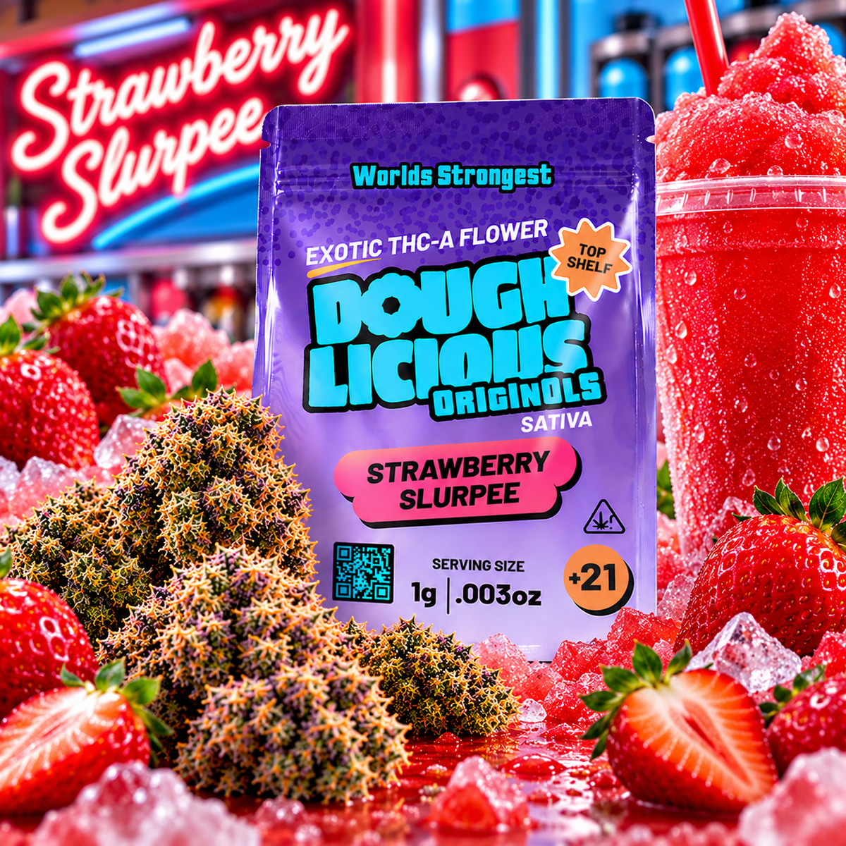 Doughlicious THCA Flower | 1 Gram | Premium Hemp Flower