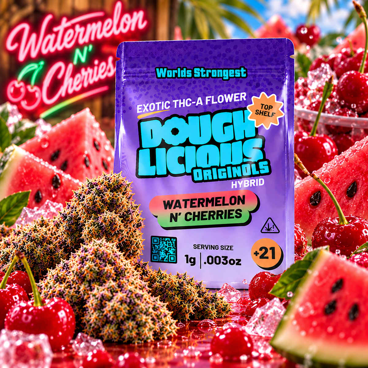 Doughlicious THCA Flower | 1 Gram | Premium Hemp Flower