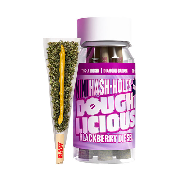Doughlicious THCA Mini Hash-Holes – 5 Pre-Rolls | 4g