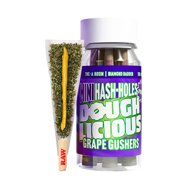 Doughlicious THCA Mini Hash-Holes – 5 Pre-Rolls | 4g