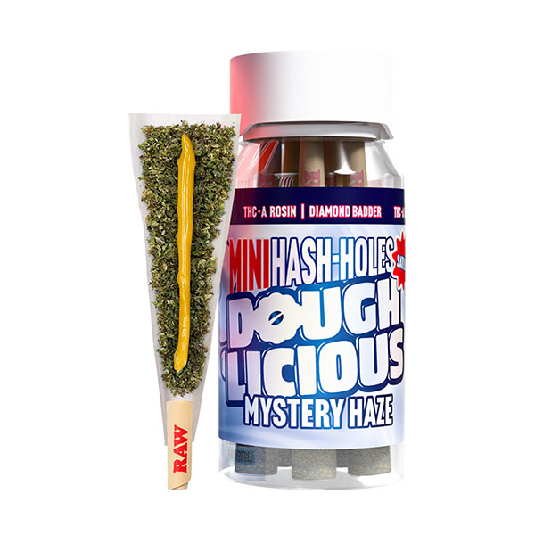 Doughlicious THCA Mini Hash-Holes – 5 Pre-Rolls | 4g