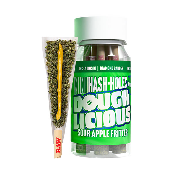 Doughlicious THCA Mini Hash-Holes – 5 Pre-Rolls | 4g