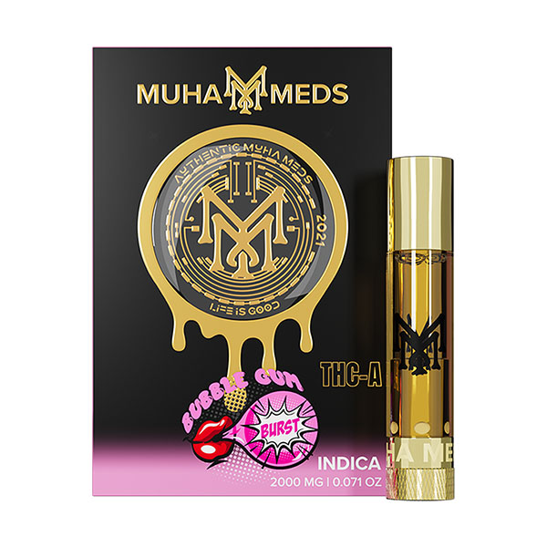 Muha Meds, THCA, Vapes, Cartridge, 510 Thread, 2 Gram
