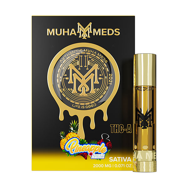 Muha Meds, THCA, Vapes, Cartridge, 510 Thread, 2 Gram