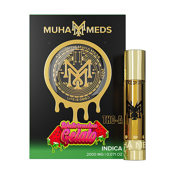 Muha Meds, THCA, Vapes, Cartridge, 510 Thread, 2 Gram