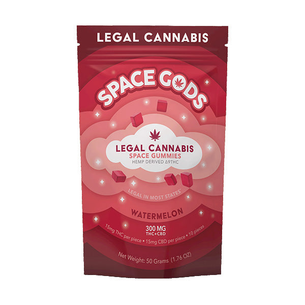 Space Gods Delta-9 Gummies 300mg | THC + CBD | GPH Products